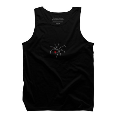 Men's Design By Humans Halloween spider tshirt By bambino Tank Top