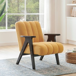 NicBex Accent Chair Modern Armchair with Wood Legs Lounge Chair Sofa Chair for Living Room, Bedroom, Reading Room - 1 of 4
