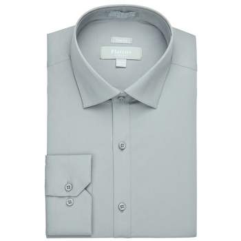 Men's Slim Fit Spandex Dress Shirt From Marquis