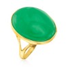 Ross-Simons Jade Ring in 14kt Yellow Gold - 3 of 4