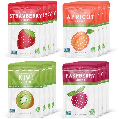 Nature's Turn Freeze-Dried Fruit Snacks - Sour Variety Pack -  No Sugar Added, Non GMO, Gluten Free, Nothing Artificial - 15g (0.53oz) - 16 Pack