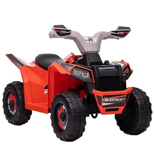 Aosom Kids ATV Quad Car, 6V Four-Wheeler for Kids with Forward Backward Function, Wear-Resistant Wheels for Toddlers Ages 18-36 Months - 1 of 4