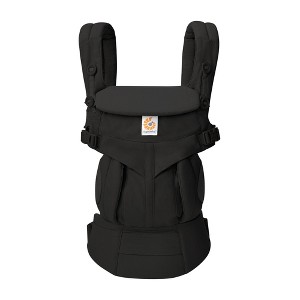 Ergobaby Omni Classic All Carry Positions Baby Carrier for Newborn to  Toddler - Pure Black: Cotton, 45 lbs Max Capacity, Includes Removable Hood  : Target