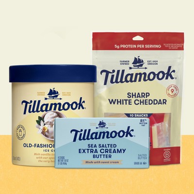 Tillamook Sharp White Cheddar Cheese Snack Portions - 7.5oz/10ct