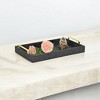 Cheung's Canter Isle Linen Tray - Dark Gray - 2 of 4