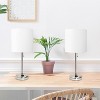 Creekwood Home Contemporary Bedside Table Lamp with Power Outlet - 4 of 4