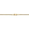 Black Bow Jewelry 1.85mm, 14k Yellow Gold, D/C Quadruple Rope Chain Anklet - 3 of 4