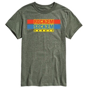 Men's - Rock 'Em Sock 'Em Robots - Rock 'Em Sock 'Em Logo Short Sleeve Graphic T-Shirt - 1 of 4