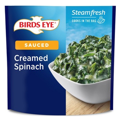 Birds Eye Steamfresh Lightly Sauced Frozen Creame Spinach - 10.8oz
