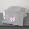 Elephant Baby Blanket - Pink - Just One You® made by carter's - 3 of 3