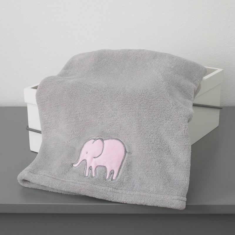 Elephant Baby Blanket - Pink - Just One You&#174; made by carter&#39;s, 3 of 4