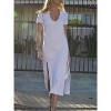 Women's EASY TEE SLUB DRESS - LNA - 3 of 4