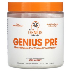 The Genius Brand Genius Pre, Sour Cherry, 11.64 oz (330 g) - 1 of 4