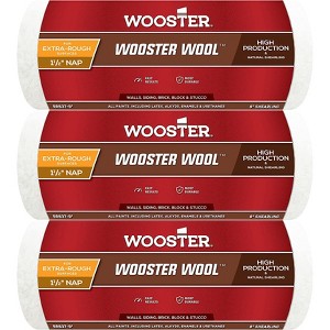 Wooster Genuine 9" Wooster Wool 1½" Nap Roller Cover 3-Pack, RR637-9-3PK - 1 of 1