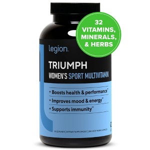 Legion Triumph Women's Sport Multivitamin - 30 Servings - 1 of 4