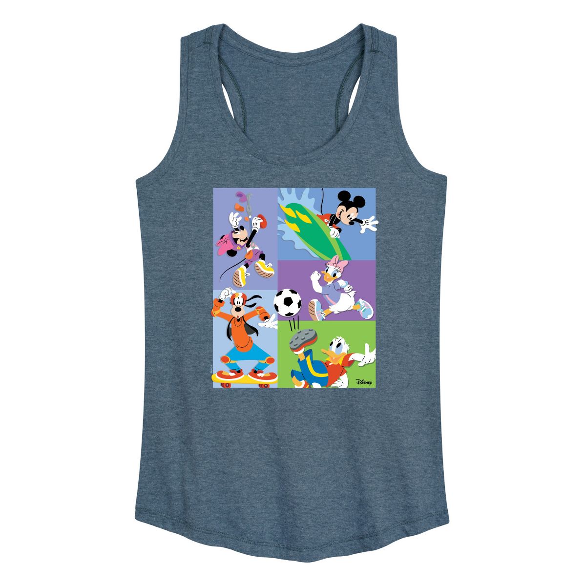 Women's - Disney - Mickey Mouse And Friends Sports Graphic Racerback Tank
