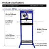Hydraulic 12 Ton H-Frame Adjustable Garage Floor Press - 2 of 2