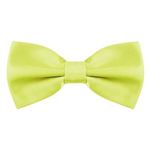 Allegra K Men's Pre-tied Solid Adjustable Classic Tuxedo Wedding Bow Ties - 1 of 4