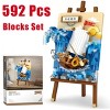INFURNIC 3D Puzzles Corsair Building Set 592 PCS 3D DIY Model Toy Creative Fun Challenge for Adults and Teens, Blue, 19.89"*12.29"*16.38" - 2 of 4