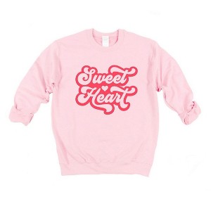 Simply Sage Market Women's Graphic Sweatshirt Sweet Heart Retro - 1 of 4