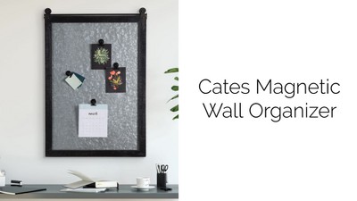 White Barn Door Wood Framed Magnetic Board