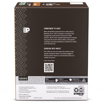 Peet's Major Dickason's Blend Dark Roast Coffee Pods