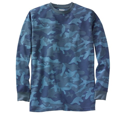 men's camo thermal shirt