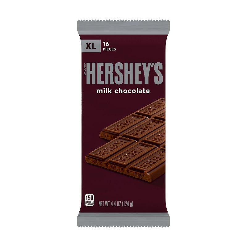 Hershey&#39;s Milk Chocolate Candy Bar XL - 4.4oz, 1 of 11