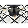 Elegant Lighting Lyla 13 inch flush mount in black - 4 of 4