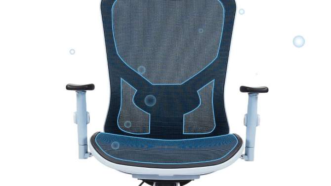 High Back Executive Mesh Office Chair - Techni Mobili, 2 of 7, play video