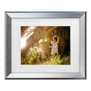 Trademark Fine Art - Despird Zhang The Girl With The Blue Lantern Matted Framed Art - 1 of 4
