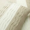 Lush Décor 5pc Mia Pleated Color Block Comforter Bedding Set Light Beige - 4 of 4