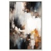Art Remedy Abstract Waterfall Brown Earthy Abstract Wall Art Framed - 2 of 4
