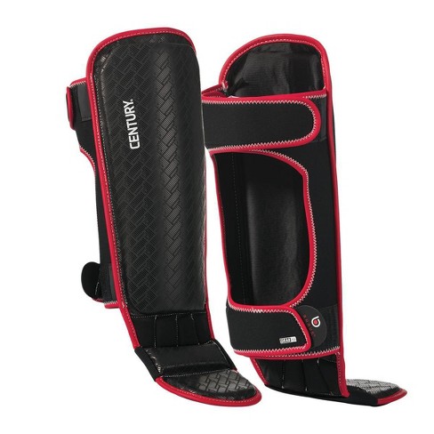 Century Martial Arts Brave Mma Shin Guards L Xl Red Black Target