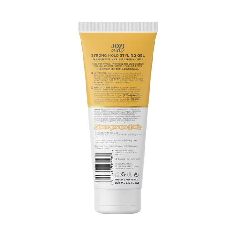 Jozi Curls Non-greasy Strong Hold Styling Gel with Raw Shea Butter + Honeybush - 8.5 fl oz, 3 of 5