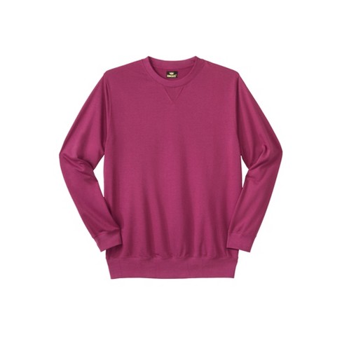 Kingsize Men's Big & Tall Quarter Zip Sweater Fleece - Tall - L, Brown Marl  Multicolored : Target