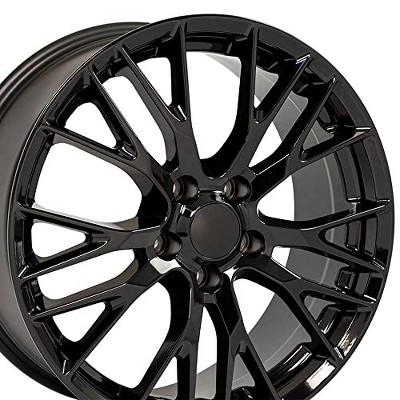 OE Wheels LLC CV22C-19085-5475-56B Black Wheel Painted (19 x 8.5 inches /5 x 120 mm, 56 mm Offset)