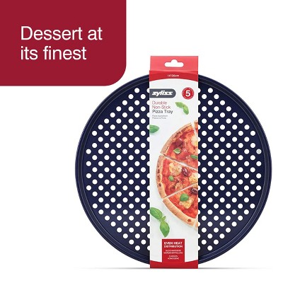 Zyliss 14-Inch Dark Blue Nonstick Carbon Steel Pizza Tray