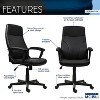 PAGED Executive Office Chair Fully Reclining Ergonomic Gaming Chair with Footrest, Adjustable Desk Chair for Bedroom - 2 of 4