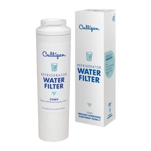 Culligan CUW4 Replacement Whirlpool (EDR4RXD1/WHR4RXD1/KAD4RXD1) Refrigerator Water Filter 4: Filters Odors, Lead, Chlorine - 1 of 4