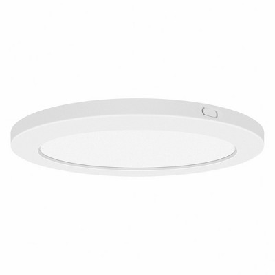 ModPLUS White Acrylic 9" LED Flush Mount Light