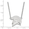Black Bow Jewelry 14k White Gold San Jose State Spartans NCAA Necklace 18 Inch - 2 of 4