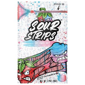Sour Strips Dream Berry Candies - 3.4oz - 1 of 1