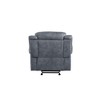 Velvet Glider Recliner with Pocket Coil Seat & Motion Reclining - 3 of 4