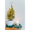 Kurt Adler Christmas/Holiday Snowflake Treetopper, Gold, 7" - 4 of 4