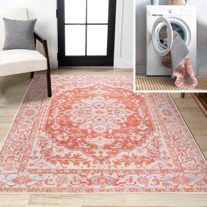 JONATHAN Y Asa Ornate Medallion Machine-Washable Area Rug - 1 of 4