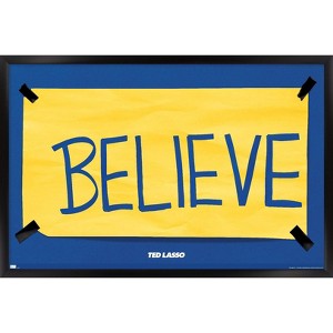 Trends International Ted Lasso - Believe Framed Wall Poster Prints - 1 of 4