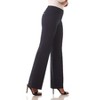 Rekucci Women’s Smart Stretch Wide Leg Pull-On Pants – Business Casual Desk to Dinner Style - 2 of 4
