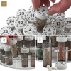 MEDca Monthly Pill Bottle Organizer – 31 Full-Size Numbered Bottles with Child-Proof Lids and Clear Rack for Daily Medications - 4 of 4