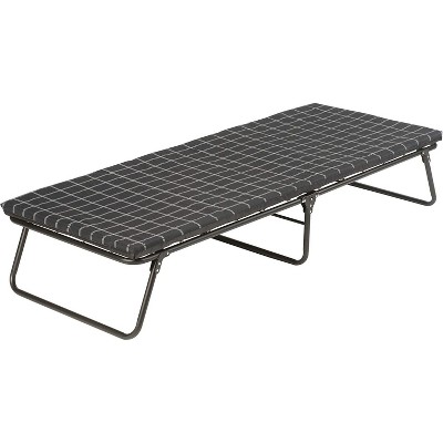 Sportneer ComfortSmart Glamping Cot with Sleeping Pad Folding Steel Cot with Thick Mattress Pad